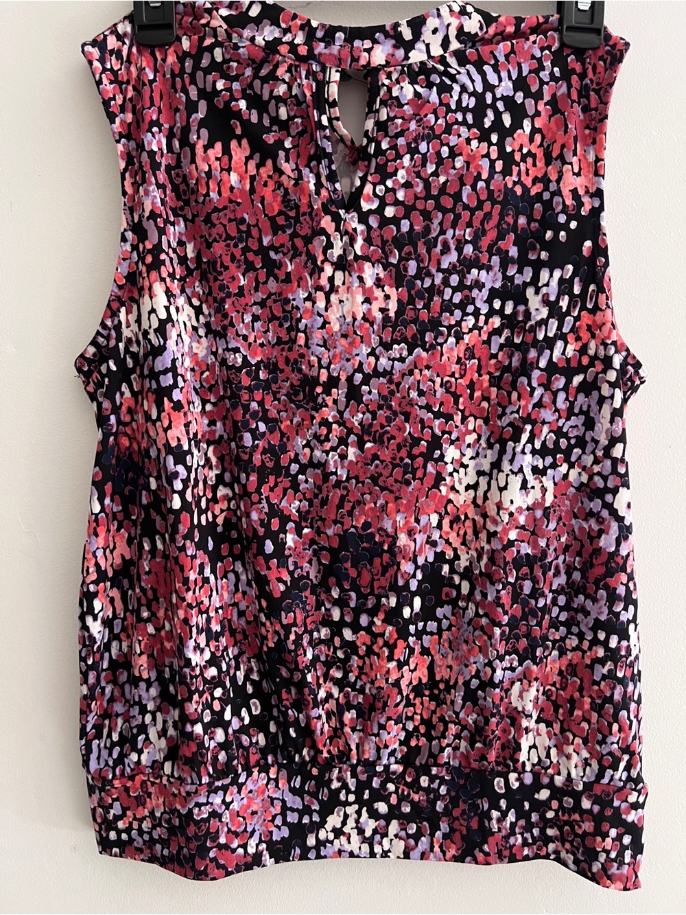 Women’s Sleeveless Printed Shell Top - Pink Multi